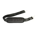 [HEATSHAKING] 耐久性調節可能ショルダーストラップ ブラック ビジネスパソコンバッグ交換用 広肩掛けベルト 対応バッグ用