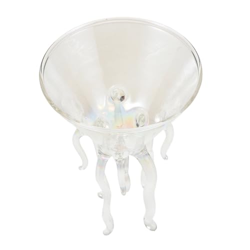 KICHOUSE Bicchiere Da Vino Vetro Bicchiere Da Cocktail Calice Da Vino Calice Da Cocktail Forma Di Polpo Per Feste e Banchetti Bevande e Dessert