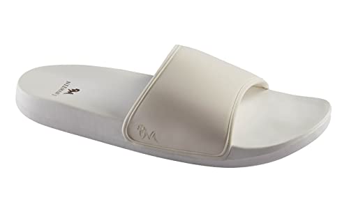 Neeman's Eco Slides for Men | Open Toe Indoor Outdoor Slippers for Boys | Natural Rubber and Recycled Materials| Anti Skid Durable | Lightweight and Comfort Flip Flops