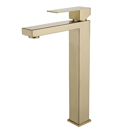 Mitigeur de lavabo eau chaude froide robinet de salle de bains en acier inoxydable