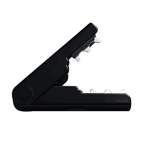 TEONEI Rose Thorn Stripper Tool,Rose Thorn Remover,Leaf Thorn Stripper Tool,Flower Stem Cutter(Black)
