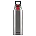 SIGG Hot & Cold ONE Brushed Botella térmica (0.5 L), cantimplora térmica aislante sin sustancias nocivas, botella de acero inoxidable para usar con una mano