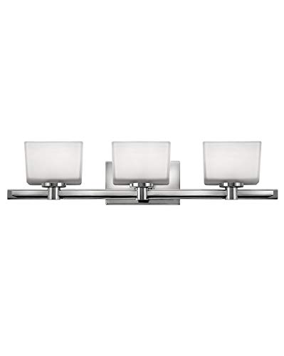 Hinkley Taylor Collection Contemporary Modern Three Light 180W G9 Bathroom Vanity Fixture, Chrome #TOP12