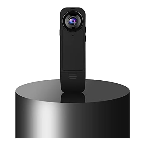 Small Body Camera, 1080P FHD Mini Spy Camera, Video Recording, Recording Device, Clear Night Vision, Motion Detection, Photo Taking, Spy Cameras with Back Clip Design Cover