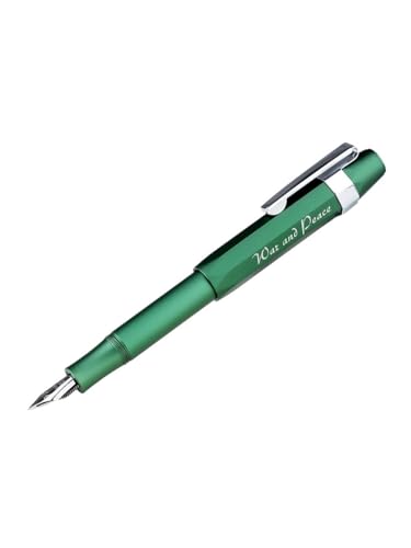 Stylo plume à pointe courbée EF en aluminium pour calligraphie - 5