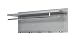 Produktbild HAKU Möbel Wandgarderobe, Chrom, grau, Metall - Maße: B 75 x H 30 x T 26 cm, Style: Modern
