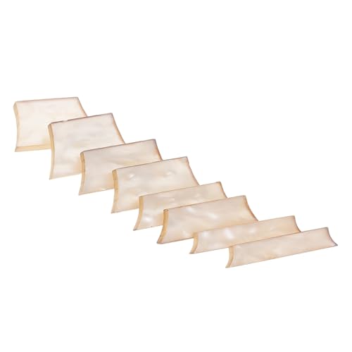 ibasenice Acoustic Guitar Fretboard Parts 9pcs Shell Inlay Dots Electric Bass Accessories Kit Easy Install