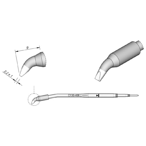JBC C130406 panne de soudage pour remplacer un élément usé AP130
