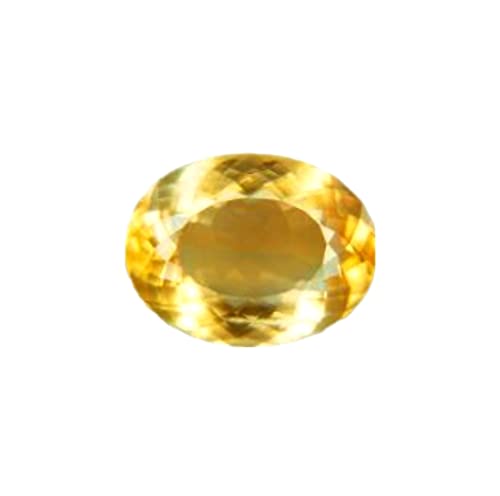 Citrine naturelle jaune clair AAA+ de 5.01 carats certifiée