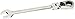 Williams 1220RCF 5/8-Inch Flex Head Reversible Ratcheting Comb Wrench, 12 Point