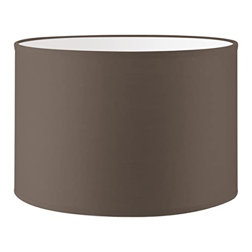 Home Sweet Home Moderne Abat-jour Bling | cylindre |30/30/20cm | Taupe | Abat jour tissu | pour douille de lampe E27 | Abats-jour Plafond, Suspendue, Lampe de...