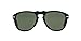 Persol PO0649 95/31 Black Gloss PO0649 Pilot Sunglasses Lens Category 3 Size 54