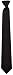 HWC 3" Police and Security Pullaway Clip on Neckties (18", Black)