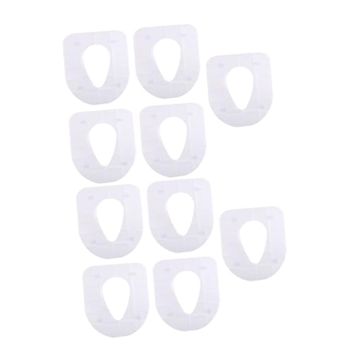 EXAOMBLE 30個 使い捨て厚手トイレ便座パッド 外出用マタニティ衛生 防水快適クッション 紙製便座カバー旅行用
