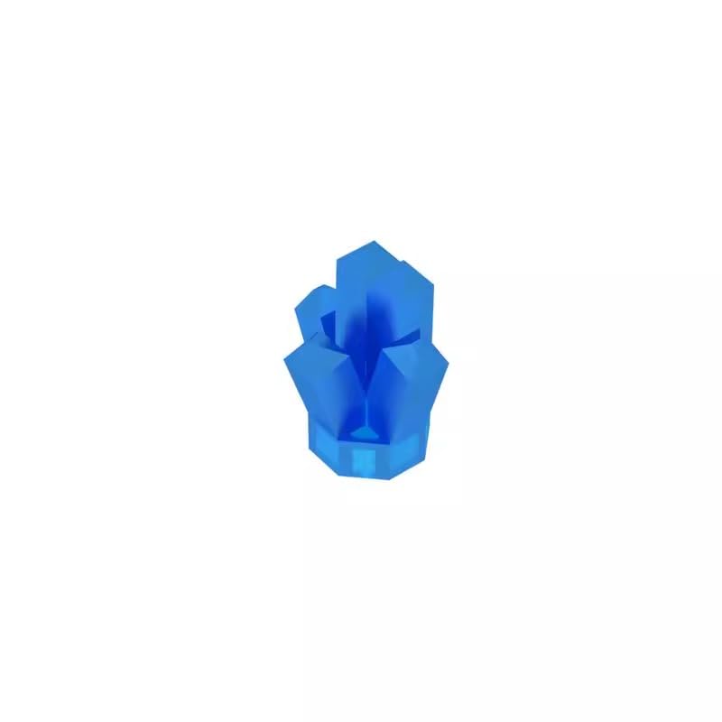 XYEIUGO GDS-2022 30385 Rock 1x1 Crystal 5 Point, Trans-Dark Blue, 50 PCS
