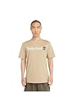 TIMBERLAND Linear Logo Short Sleeve Tee Lemon Pepper L Herren