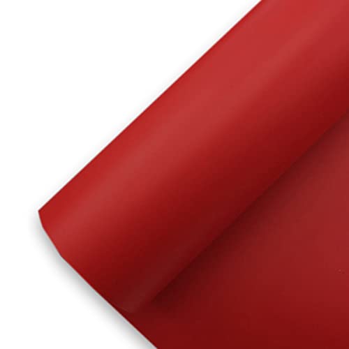 Könighaus (4,92€/m2) Dunkelrot Matt Autofolie 1000 x 152 cm blasenfrei mit Anleitung