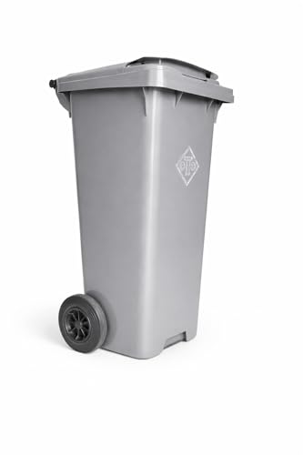 Image of OTTO Plastic Manual-Lift Garbage Waste Dustbin with Wheels 120 Ltr Assorted