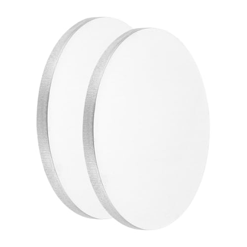 uxcell �A���~�j�E���f�B�X�N 2�� ���a2�C���`(50mm) ����0.14�C���`(3.5mm) 1060�A���~�T�[�N���v���[�g ���E���h�V�[�g �����X�^���s���O�p