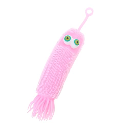 Elnwnnkc Joli Jouet Chenille Lumineux Éclairage Rempli d'air Anti-Stress Couleur Présente Jouet À Presser Aléatoire pour Adultes Anxieux