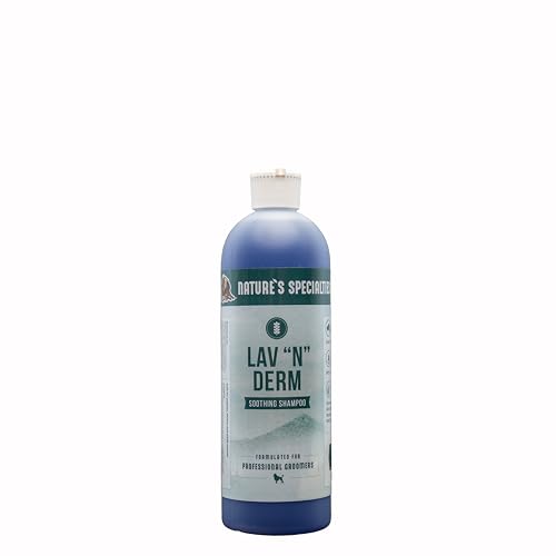 Nature's Specialties Lav-N-Derm Dog Shampoo, Sensitive Dog Shampoo for Itchy Skin, Pefect for Dogs with Dry Itchy Skin