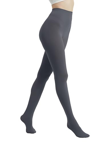Image of 80D Semi Opaque Tights for Women Stretchable High Waist Womens Stockings Soft Pantyhose with 20+ Colors