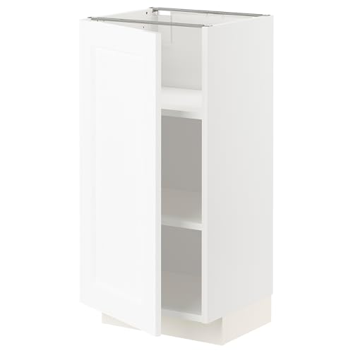 Meuble bas METOD Enköping structure blanche et finitions bois - 2