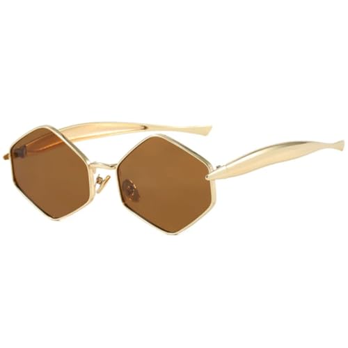 Lunettes de soleil en métal style punk pour voyage et conduite en voiture
