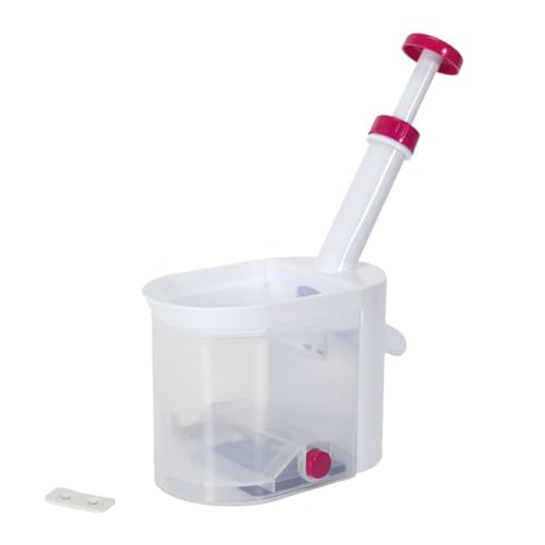 Lily cook - KP0056, Dénoyauteur Ergonomique pour Cerises, mirabelles et Olives, avec bac de Collecte et Ventouse pour stabilité, Conçu pour pâtisserie,...