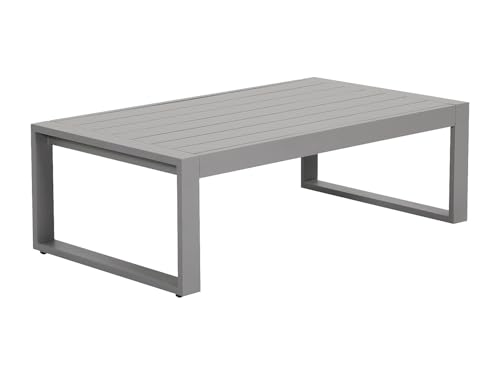 Vente-unique - Table Basse de Jardin en Aluminium - Taupe - Molokai de MYLIA