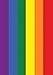 Toland Home Garden Rainbow Pride 12.5 x 18 Inch Decorative Colorful Gay Lesbian LGBTQ Support Garden Flag