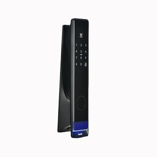 Image of Dorset DG 402 Push Digital Door Lock with Palm Vein Access, 6 Access Modes, WiFi-Enabled, Mild Steel Body, 2-Year Warranty | Advanced Smart Home Security | Graphite Matt Finish