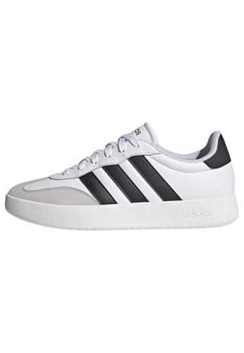 Adidas Herren BARREDA Shoes, Cloud White/Core Black/Grey One, 44 2/3 EU