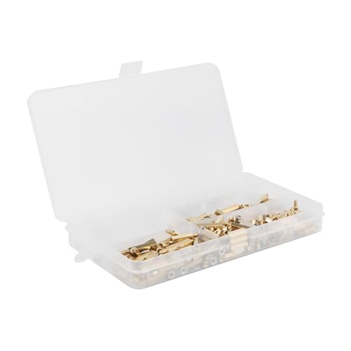 Kit vis et écrous laiton robuste de 300 pièces pour montages industriels