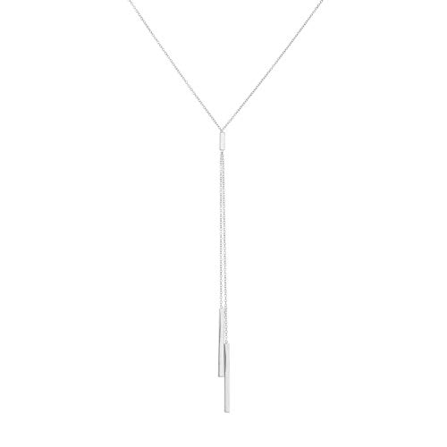 gorjana Women's Mave Lariat Y-Shaped Necklace, Silver Plated