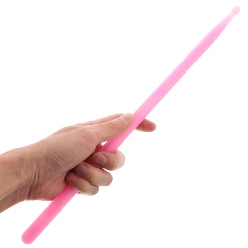 Baquetas para percusión de nylon fluorescentes rosas miniatura 4