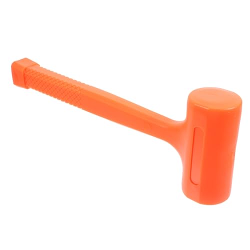 VILLFUL Floor Installation Hammer Hammers Tile Tools Rubber Small Mallet Rubber Mallet Hammer Woodworking Hammer Woodworking Mallet Tile Rubber Mallets Woodworking Tools Orange Pvc Rubber