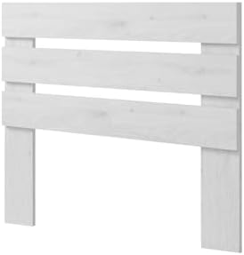 Lermowood Bettkopfteil Z1 80x90cm Weiß –Elegantes Kopfteil fürs Bett – stilvoll und bequem – Verschiedene Größen & Farben - Massivholz Kiefer