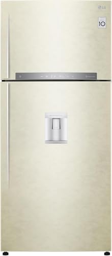 LG GTF744SEPED Frigorifero Doppia Porta, Classe E, 509l, Wi-fi, Door Cooling, Gestione Umidità, Dispenser Acqua, Cassetto 0 Gradi, Fabbricatore Del Ghiaccio, Compressore Smart Inverter Sabbia