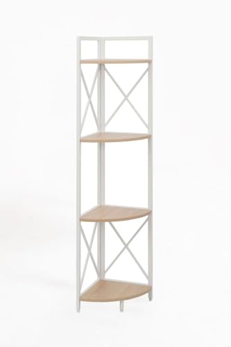 Imagen de Regalos Miguel Estanterías Estantería Rinconera Lesly Blanco