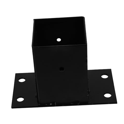 JUMPLAWN Gazebo Bracket Metal Deck Post Base Post Protector for Mailbox Fence Bracket Deck Railing