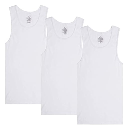 Efit 3-6 Pack Men's 100% Cotton Wife Beater A-Shirts Undershirt Plain Ribbed Tank Top (as1, Alpha, m, Regular, Regular, 3 White)
