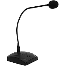 EBTOOLS Wired Microphone, 360 Degree Omnidirectional Highly Sensitive Noise Reduction Desktop Microphone, with 5m XLR Cable, Suitable for Meetings, Voice, Games, Karaoke
