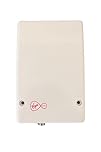 Genuine Virgin Media Slim Isolated White Internal use Wall Box Outlet Socket with Down Facing Isolator for TiVo Set Top Digital TV or Superhub Fibre Broadband Modem Indoor Supply Feed