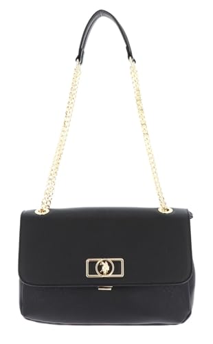 Sac crossbody Jones Flap U.S. POLO ASSN. Black à rabat magnétique et bandoulière réglable