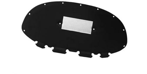 Aislante térmico de capó delantero para Skoda Rapid NH1 2 3, panel protector negro con aluminio