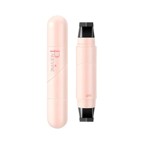 PAGE VINE Winged Eyeliner Stamp Pen Dual Head Rotating Design, Quick-Dry, Long-Lasting, Smudge-Proof for Easy Cat Eye (Black)