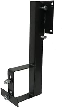 Camper Comfort RV Fold Down Tire Carrier | Adjustable Trailer Hitch for Spare Tire | Tire Locking Bracket