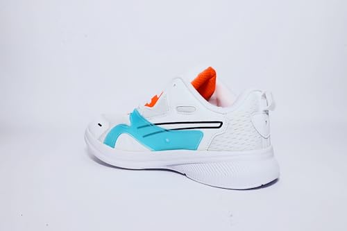 Image of RTP Men's Sports Running,Walking & Gym Shoes with Lightweight Carbon Cushion Technology EVA Sole with Memory Form Casual Sneaker Shoes for Boys & Men White