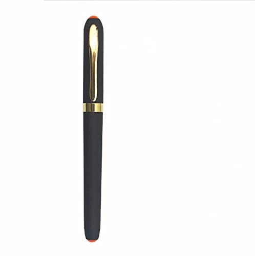 Stylo bille luxe en laque noire et finitions métal or pour professionnels